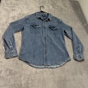 Frye Denim Button-Down Shirt